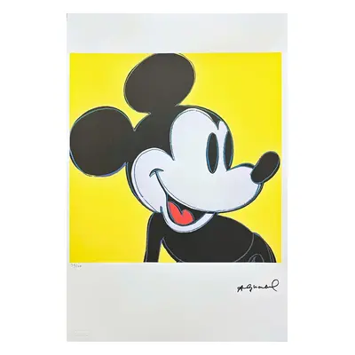 Andy Warhol - Mickey Mouse 36/100 - Edice Leo Castelli S Certifikátem