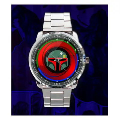 Stars Wars Boba Fett - pánské hodinky nerezová ocel