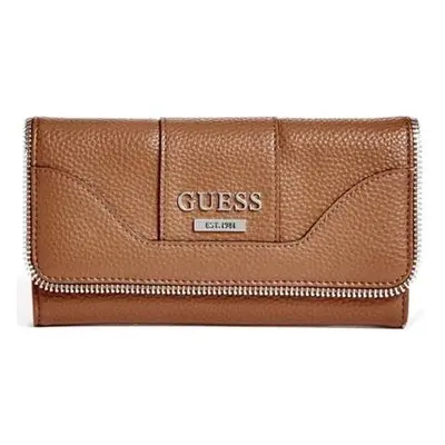 Dámská hnědá peněženka Guess - Hilltop Slim Wallet Poslední Kus