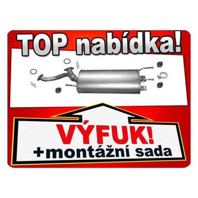 Výfuk Toyota Land Cruiser 4.7 V8 235HP 1998-2007 prostřední tlumič Etj