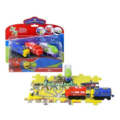 Chuggington - sada vláčků Wilson Brewster a Koko puzzle.