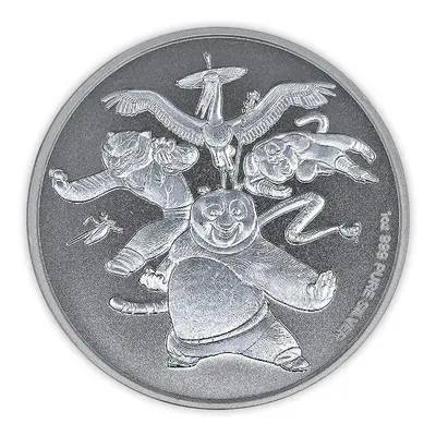 Stříbrná mince 1 Oz 15. výročí Kung Fu Panda 2023