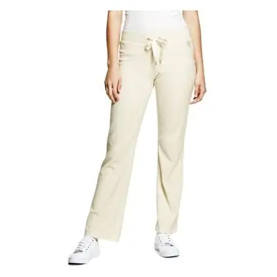 Smetanová tepláky Guess - Lark Velour Pants vel. Xssml