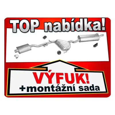 Výfuk Alfa Romeo 146 1.4 1.6 1.8 2.0 16V Twin Spark 1997-2000 338