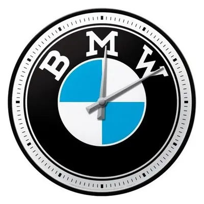 Nostalgic Art Nástěnné Hodiny Logo Bmw Moto 31cm