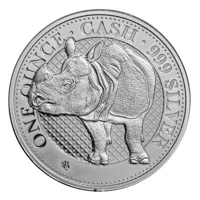 Stříbrná mince The Rhino (Nosorožec) Cash 1 oz jen 7.500 ks