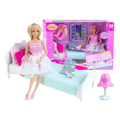 Nastavte Ložnou Doll panenku panenku akce ZA2169 Akce