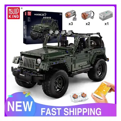 Mould King 13124 Technicrc auto Jeep na dálkové ovládání