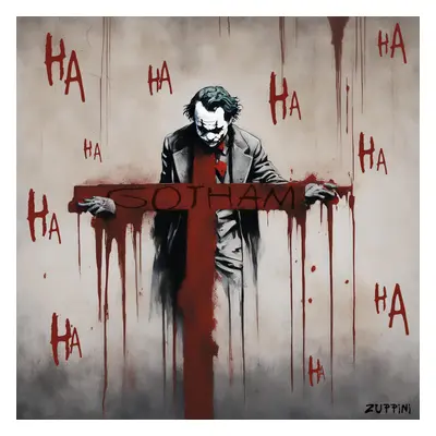 Foto obraz 90x90 cm Zuppini Joker Gotham