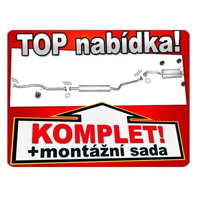 Výfuk Nissan Primera (WP12) 1.8 Kombi 2002-2007 Trubka R20