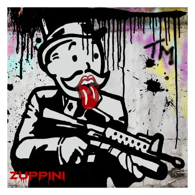 Foto obraz 90x90 cm Zuppini Monopoly Mafia Kiss