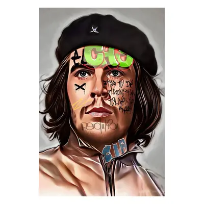 Foto obraz 90x60 cm Zuppini Che Guevara Puma Dior Nike Adidas