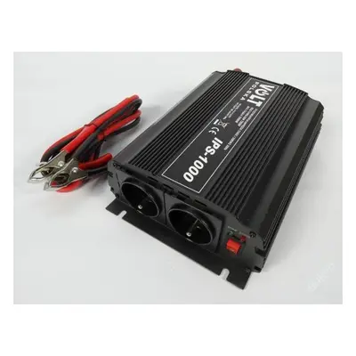 Měnič napětí 24V/230V 1000W modifikovaná sinus Usb