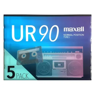 Audio kazeta Maxell Ur 90N (2021 Jpn) - 5pack C-90URN 5P