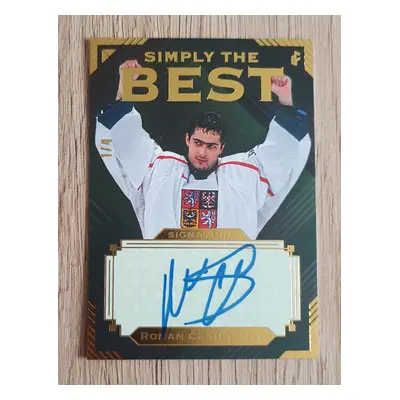 Roman Cechmanek - Simply the Best Gold Autograph 1/4 - Ceska republika