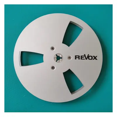 Magnetofonová cívka Revox 18cm hliníková stříbrná Nová