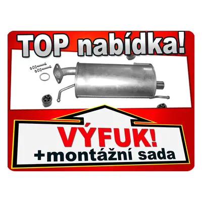 Výfuk Opel Agila B Suzuki Splash 1.0 1.2 včetně Lpg Ahc