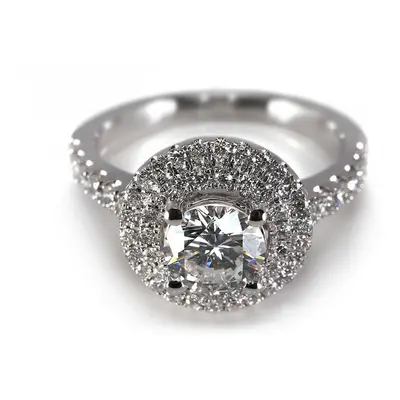 Prsten/diamanty 115 ct./18 k./vel.53/DPL Expertiza