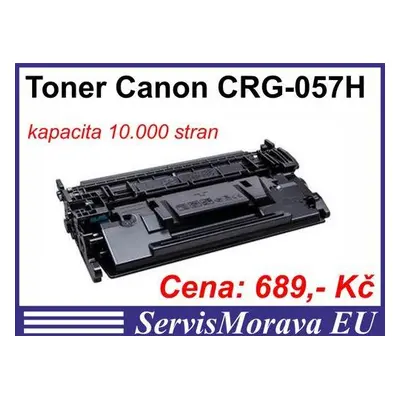 Toner pro Canon CRG-057H 10.000 stran nový záruka kompatibliní