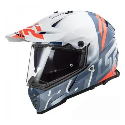 Prilba Helma Na Moto MX436 Pioneer Evo Evolve White Cobalt