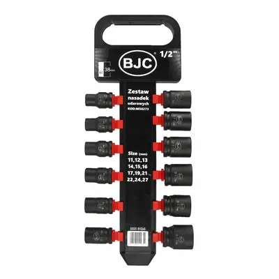 Sada nástrčných klíčů pro rázový utahovák Bjc 1/2 11-27mm 12ks M58273