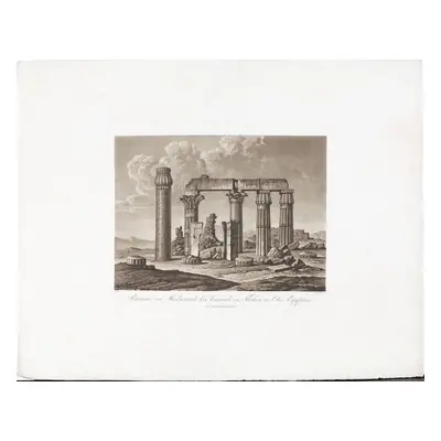 Egypt Carnak akvatinta 1819