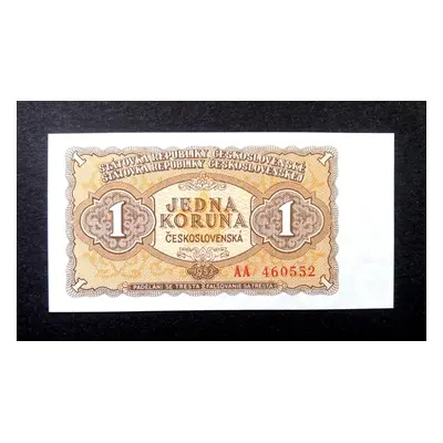 1 koruna 1953 velice vzacna prvni serie Aa ve stavu Unc Neperf.