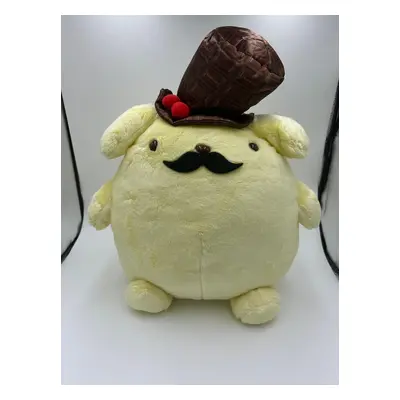 Plyšák Pompompurin s kloboukem - čokoláda a třešně - 40cm