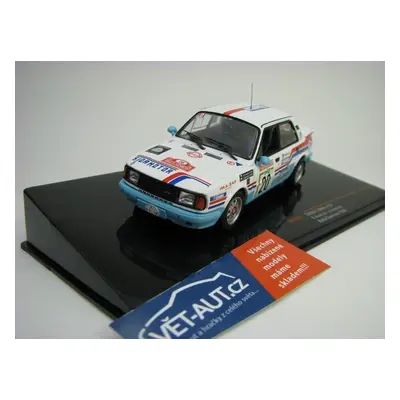 IXO-RAC337 1/43 Škoda 130LR No20 Kvaizar-janeček Rally San Remo 1986