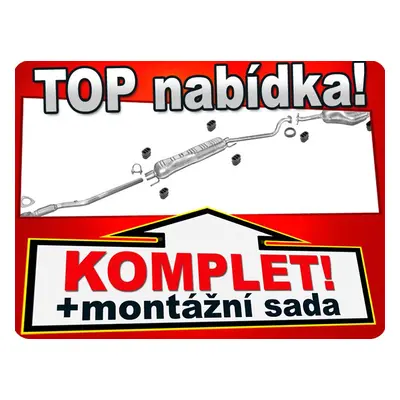 Výfuk Opel Astra G 1.8 16V 125HP Kombi 09.2000-09.2003 Trubka E84