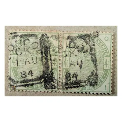 1883 Velká Británie Mi.77 (2-páska) 4p /o