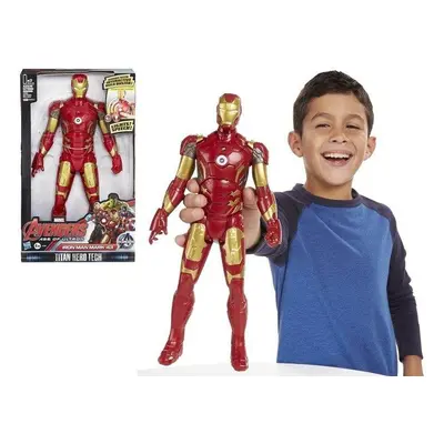 Iron Man Tony Stark Titan Hero Figurka 30 cm Hasbro Avengers Zvuky