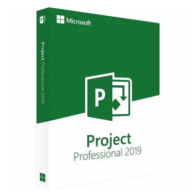 Microsoft Project 2019 Professional faktura přiřadí se pod Ms účet