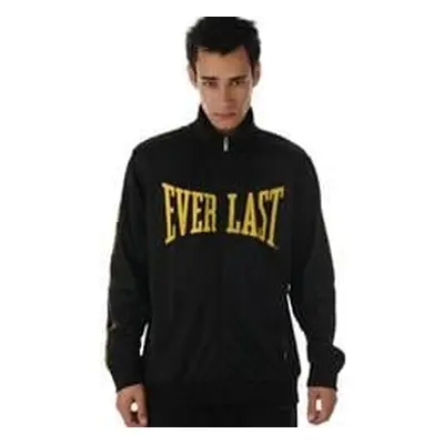 Černá pánská mikina Everlast bez kapuce na zip velikost Xxl