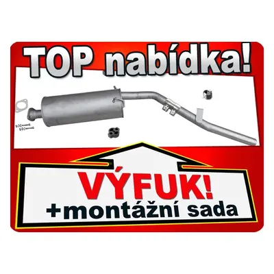 Výfuk Nissan Pick Up (D22) 2.5 Di Td 76/98KW Navara NP300 T03