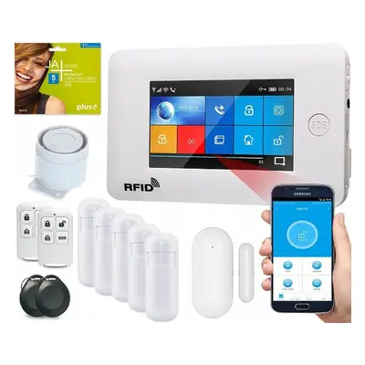 Wireless Alarm Guardian Iv Lcd Gsm Wifi App