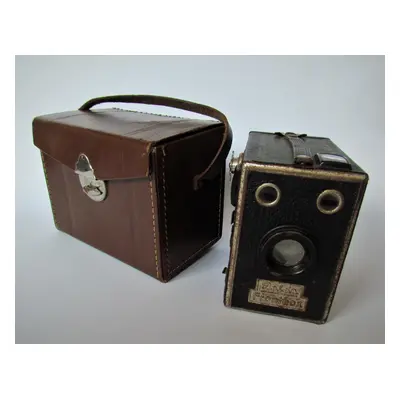 Vintage Box Camera Balda Přední box v originálním pouzdře