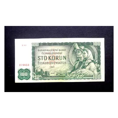 100 korun 1961 serie R 03