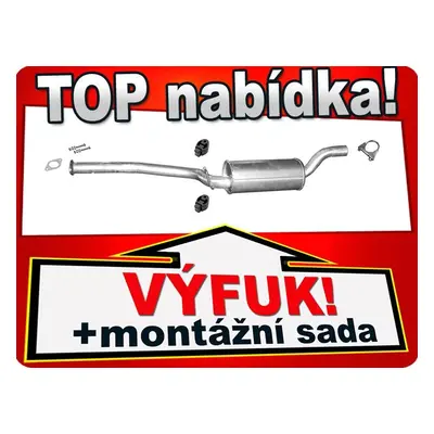 Výfuk Ford Focus Mk2 2.0 Tdci C-max Volvo s Dpf prostřední tlumic