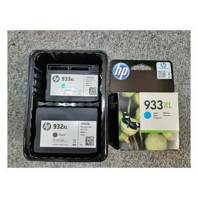 Originální náplně do inkoustové tiskárny Hp sada 932XL Black 933XLCyan