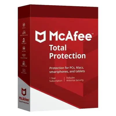 Mcafee Total Protection 10 zařízení 1 rok faktura