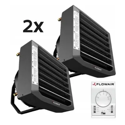 Teplovzdušny ventilátory Ohřívač vody flowair 2x leo L2 multisplit 5v1