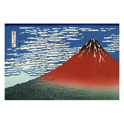 Reprodukce Obraz na plátně Hokusai Japonsko Fuji 120x80