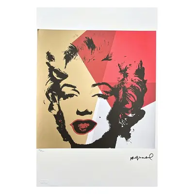 Andy Warhol - Marilyn - Certifikace Signováno 60/100 Castelli