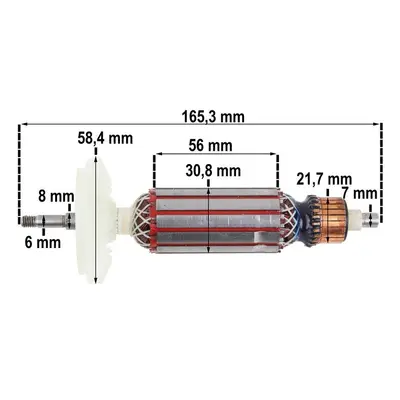 Rotor Bosch Gws 9-115 Gws 9-125 Gws 880