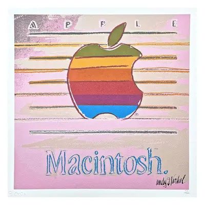 Andy Warhol - Apple - Certifikace Signováno 155/500 Cmoa