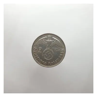 2 Marka Se Svastikou Reichsmark 1936 D Vzácná