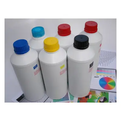 6x 1L sublimační inkoust Cmyk Pm Pk doklad