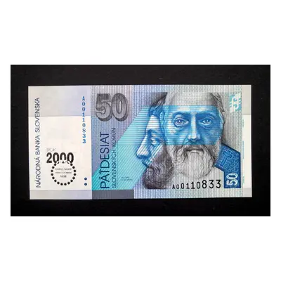 50 korun bimilenium v Top stavu Unc