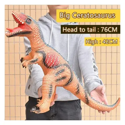 Big Ceratosaurus dinosaurus s realistickým Zvukem- model hračka 76 cm